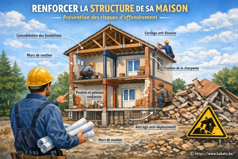 Comment renforcer la structure de sa maison pour éviter les risques d'effondrement ?