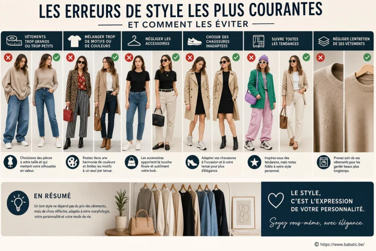 Les erreurs de style les plus courantes et comment les éviter facilement