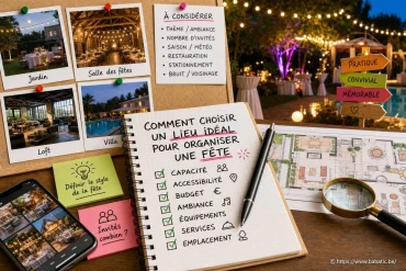 Comment choisir un lieu idéal pour organiser une fête ?