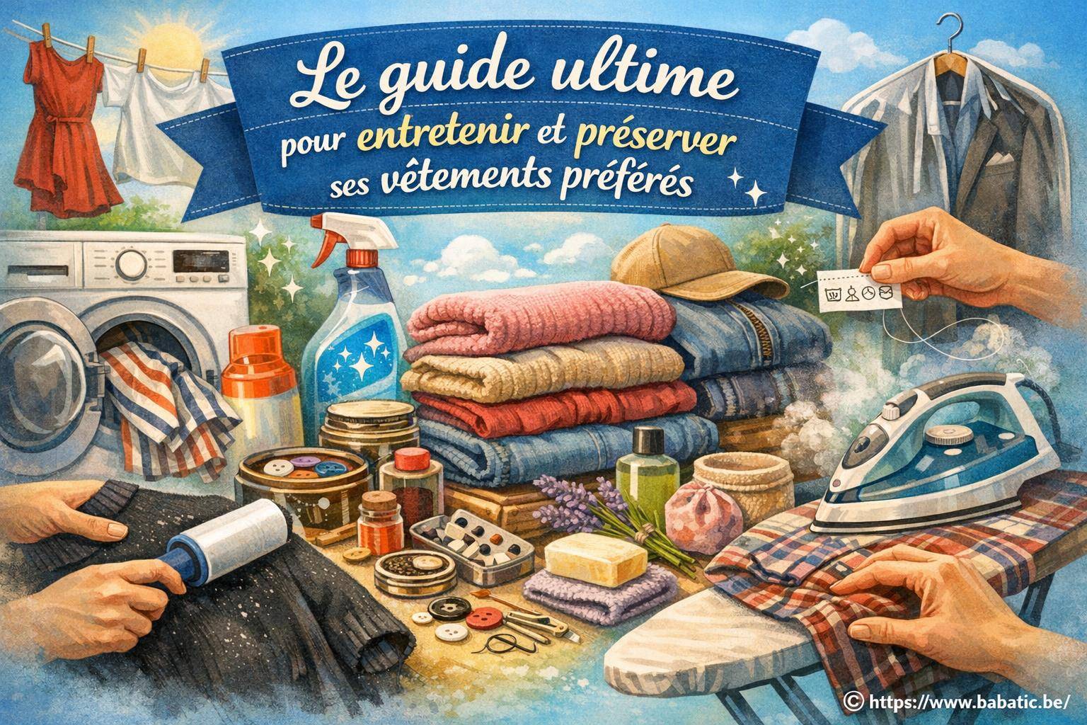 Le guide ultime pour entretenir et préserver ses vêtements préférés