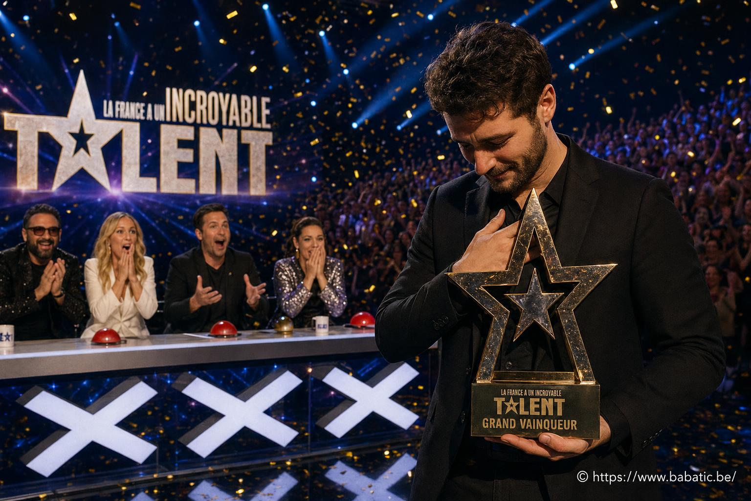 Mathieu stepson sacré grand vainqueur de la france a un incroyable talent après un numéro de magie bluffant